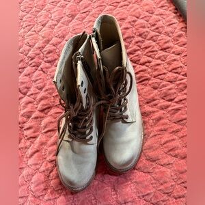 Freebird by Steven Cream and Brown Combat Boots